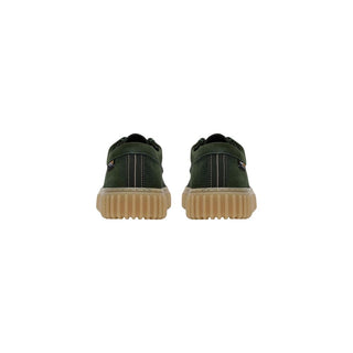 Bicolor Textile Low Top Sneakers