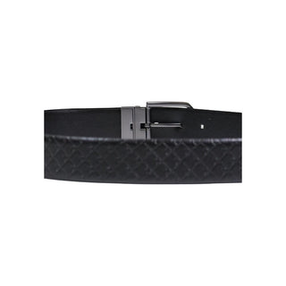 Bicolor Leather Regular Belt