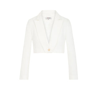 White Recycled Polyester Blazer