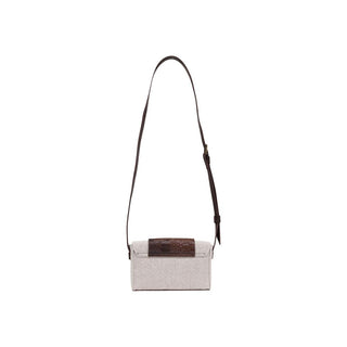 Beige Polyester Handbag