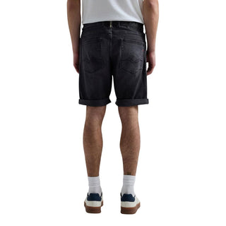 Gray Cotton Bermuda Shorts