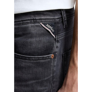 Gray Cotton Bermuda Shorts