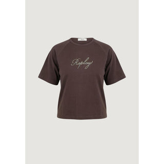 Brown Cotton T-Shirt