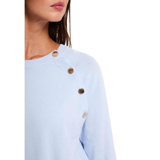 Blue Viscose Sweatshirt