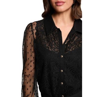 Black Polyester Sweater