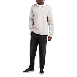 Gray Cotton Polo Shirt