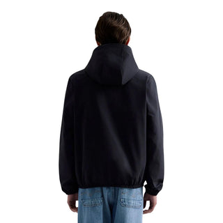 Black Polyester Shell Jacket