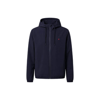 Blue Polyester Shell Jacket