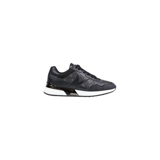 Gray Leather Athletic Sneakers