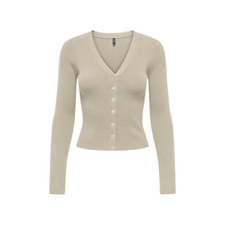 Beige Viscose Cardigan