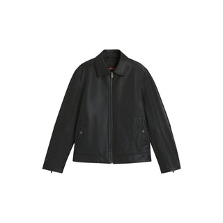 Black Leather Leather Jacket