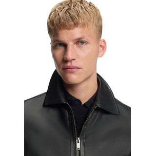 Black Leather Leather Jacket