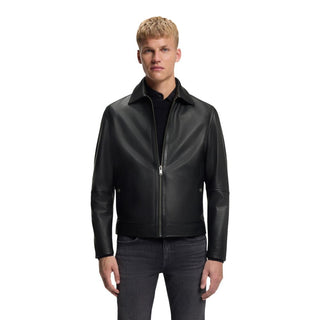 Black Leather Leather Jacket