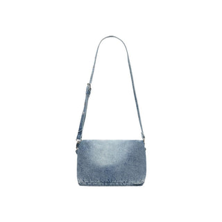 Blue Polyester Handbag
