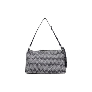 Blue Cotton Handbag