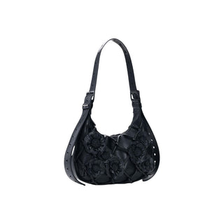Black Cotton Handbag