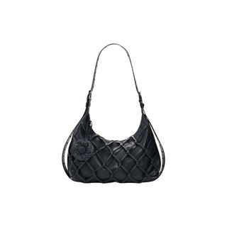 Black Cotton Handbag