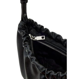 Black Polyester Handbag