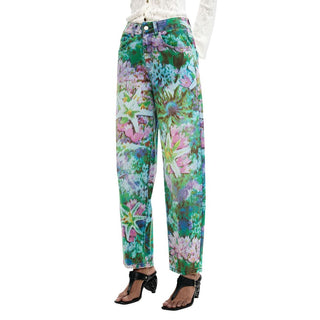 Blue Cotton Mom Jeans