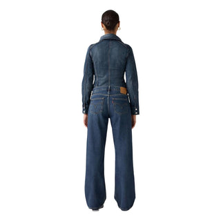 Blue Cotton Mom Jeans
