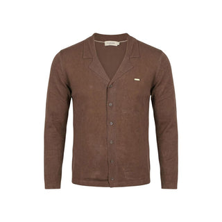 Brown Viscose Cardigan