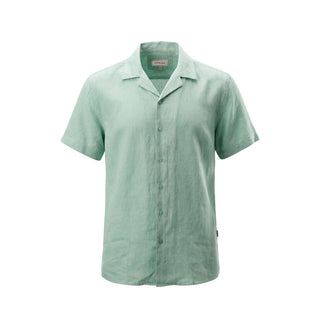Green Linen Shortsleeve Shirt