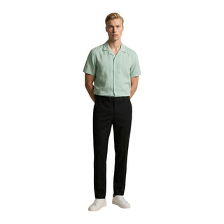 Green Linen Shortsleeve Shirt