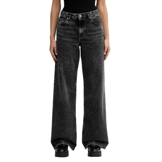 Black Recycled Cotton Relaxed Fit Jeans