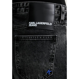 Black Recycled Cotton Relaxed Fit Jeans