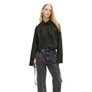 Black Organic Cotton Blouse