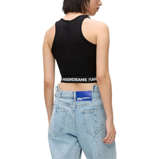 Black Viscose Top