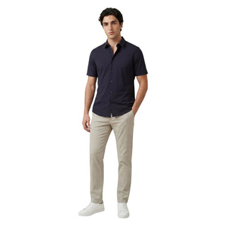 Blue Polyamide Shortsleeve Shirt