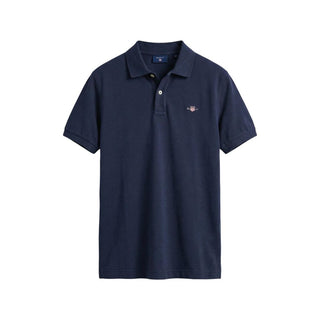 Blue Cotton Polo Shirt
