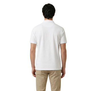 White Cotton Polo Shirt