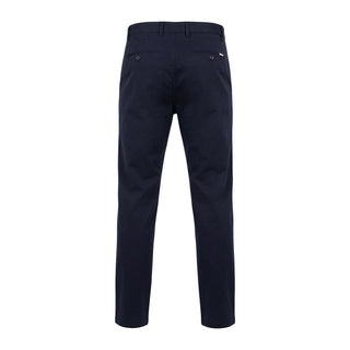 Blue Cotton Skinny Pants