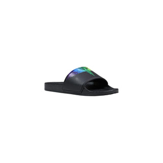 Black Synthetic Slippers