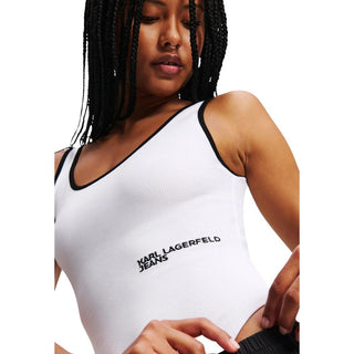 White Cotton Bodysuit