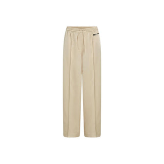 Beige Polyester Joggers (Workout Pants)
