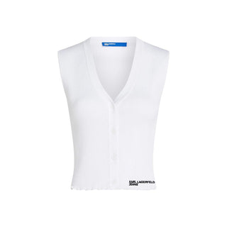 White Viscose Tank Tops