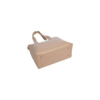 Beige Polyethylene Handbag