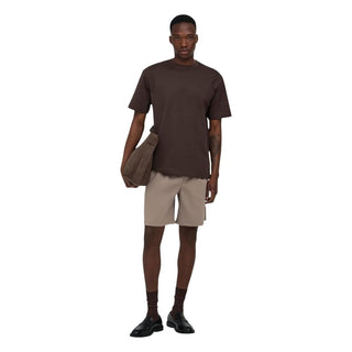 Beige Recycled Polyester Bermuda Shorts