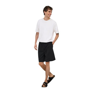 Black Recycled Polyester Bermuda Shorts