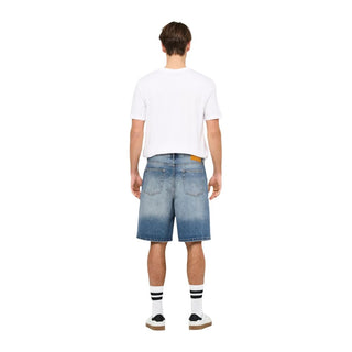 Light Blue Organic Cotton Bermuda Shorts