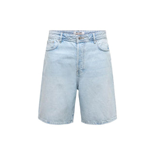 Light Blue Organic Cotton Bermuda Shorts