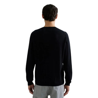 Black Cotton Sweatshirt