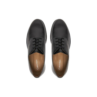 Black Leather Oxfords And Derbies