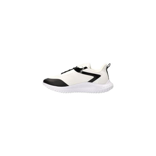 Black And White Recycled Polyester Athletic Sneakers