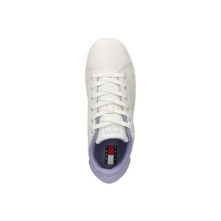 White Leather Chunky Sneakers