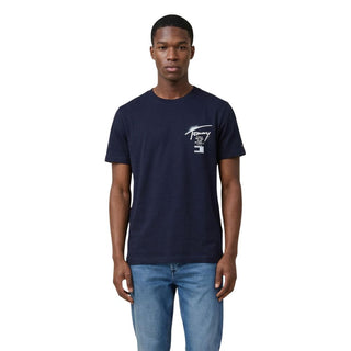Blue Recycled Cotton T-Shirt