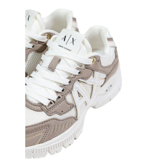 Brown Polyamide Athletic Sneakers